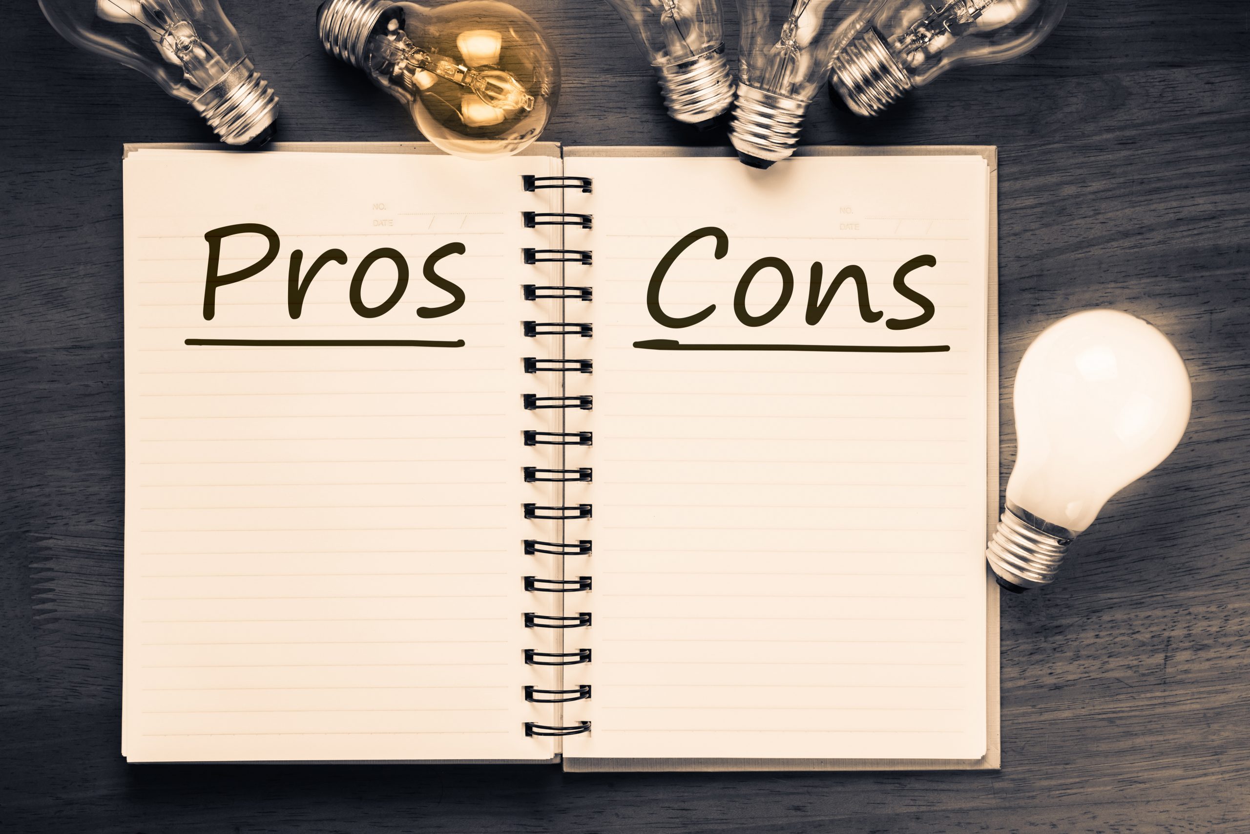 Weighing of pros and cons